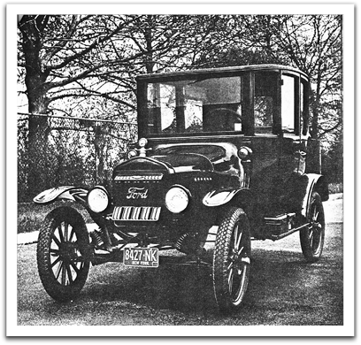 The Ford Model T, introduced by Henry Ford in 1908, had evolved to look like this by about 1920.
