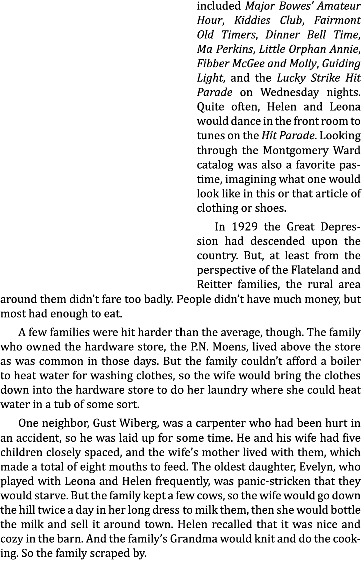 included Major Bowes’ Amateur Hour, Kiddies Club, Fairmont Old Timers, Dinner Bell Time, Ma Perkins, Little Orphan An...