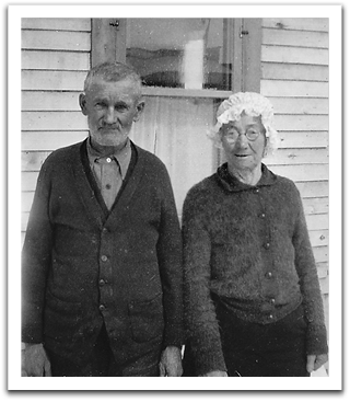 Maggie Reitter's parents, John & Lena Huff,  in 1935.