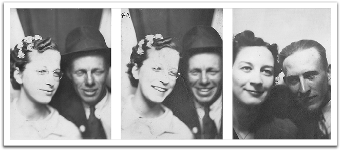 Oscar & Helen, Leona & Norris in 1939. Things could be getting serious! But the War would get in the way.