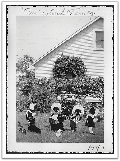 The new lawn ornaments finished in June, 1941.