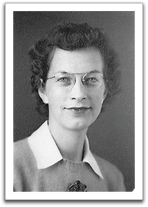Helen's school picture, spring, 1946.
