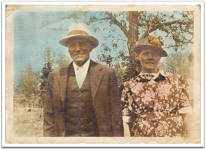 Ole K & Anna, probably late 1920s.