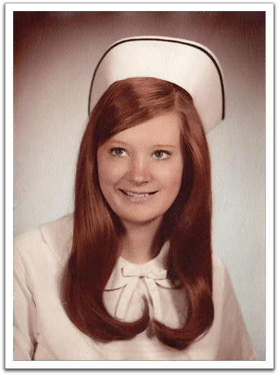 Jill Flateland, BSN graduation, 1972.