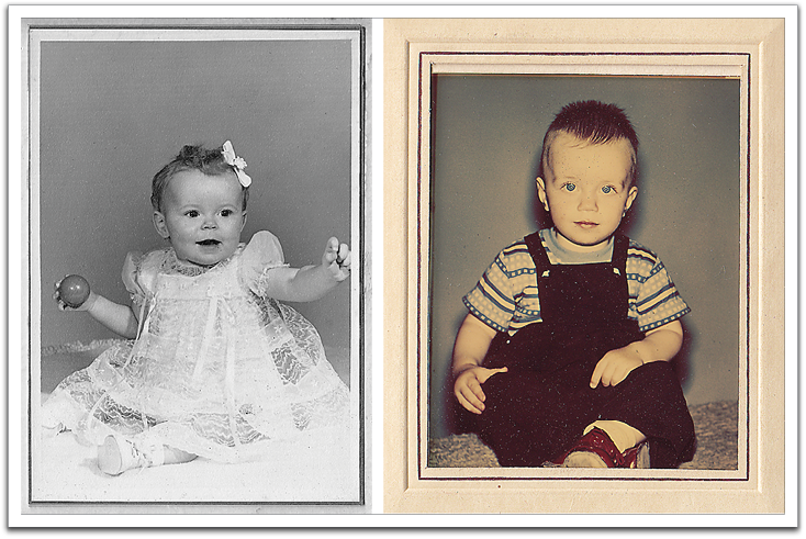 Bonnie Brekke and Byron Flateland, April 26, 1952, studio in Oklee, Minnesota.