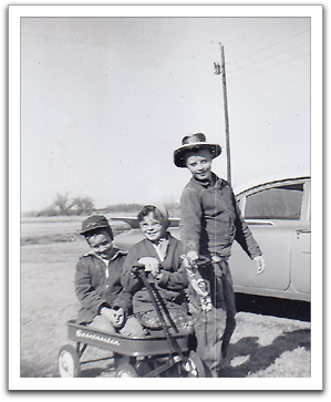 Myles, Bonnie, Byron.