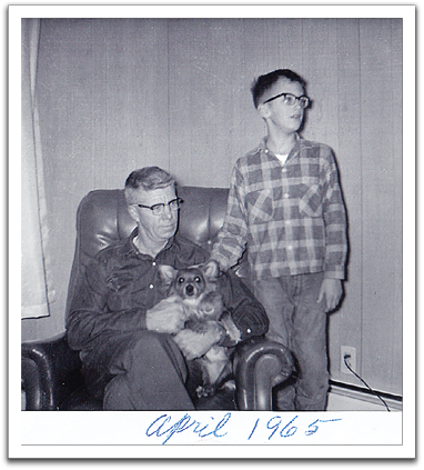 Oscar, Spanky, Myles, April, 1965.