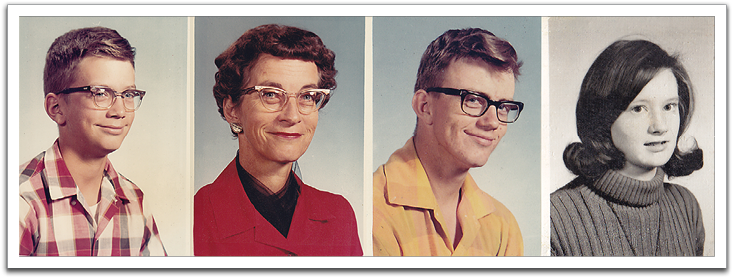 Myles, Helen, Byron, Jill, September, 1967.