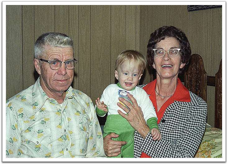 Oscar, Kirsten, Helen, December 1978.