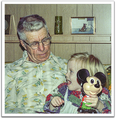 Oscar & Kirsten, Christmas, 1979.