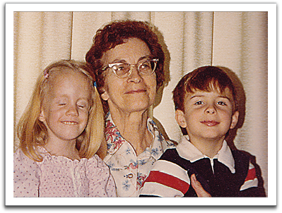 Kirsten, Helen, Jamie (Dudley) Wishard, Bonnie’s oldest, Christmas, 1981.