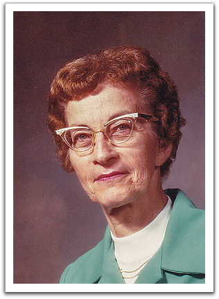 Helen, school photo, fall, 1981.