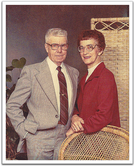 Oscar & Helen, studio photo, summer, 1984.