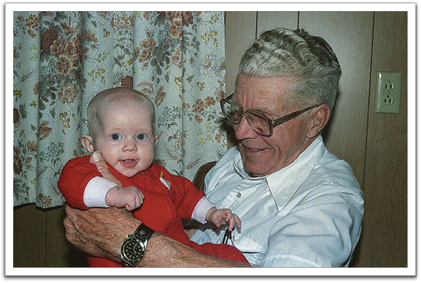 Oscar sharing joy with Crystal, December 1989.