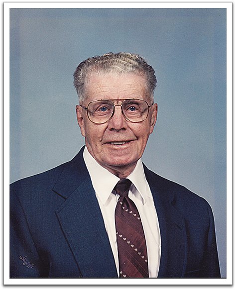 Oscar Flateland, studio portrait, 1995.